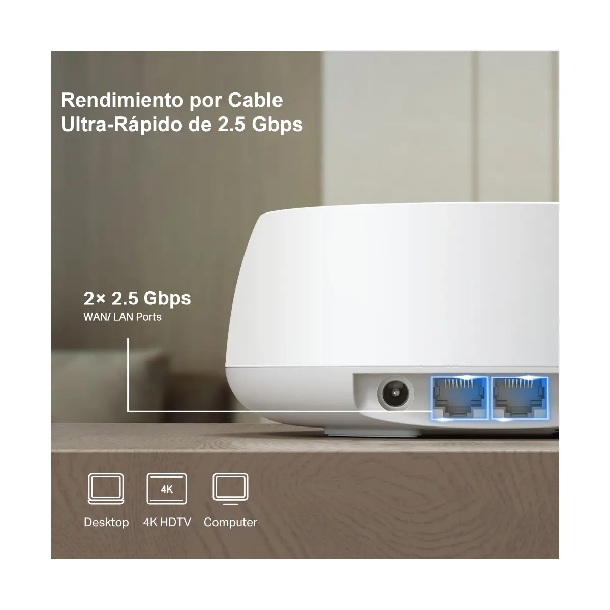 Sistema Wifi Mesh Tp-link Deco Be25 Gigabit Wifi 7 Interior