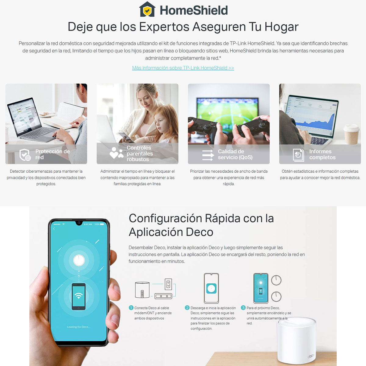 Sistema Wifi Mesh Tp-link Deco X50 Gigabit Wifi 6 Exterior