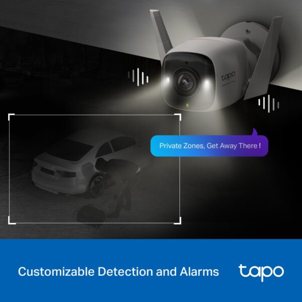 Cámara Seguridad Exterior Wi-fi Tapo C212 4mp Visión Noche