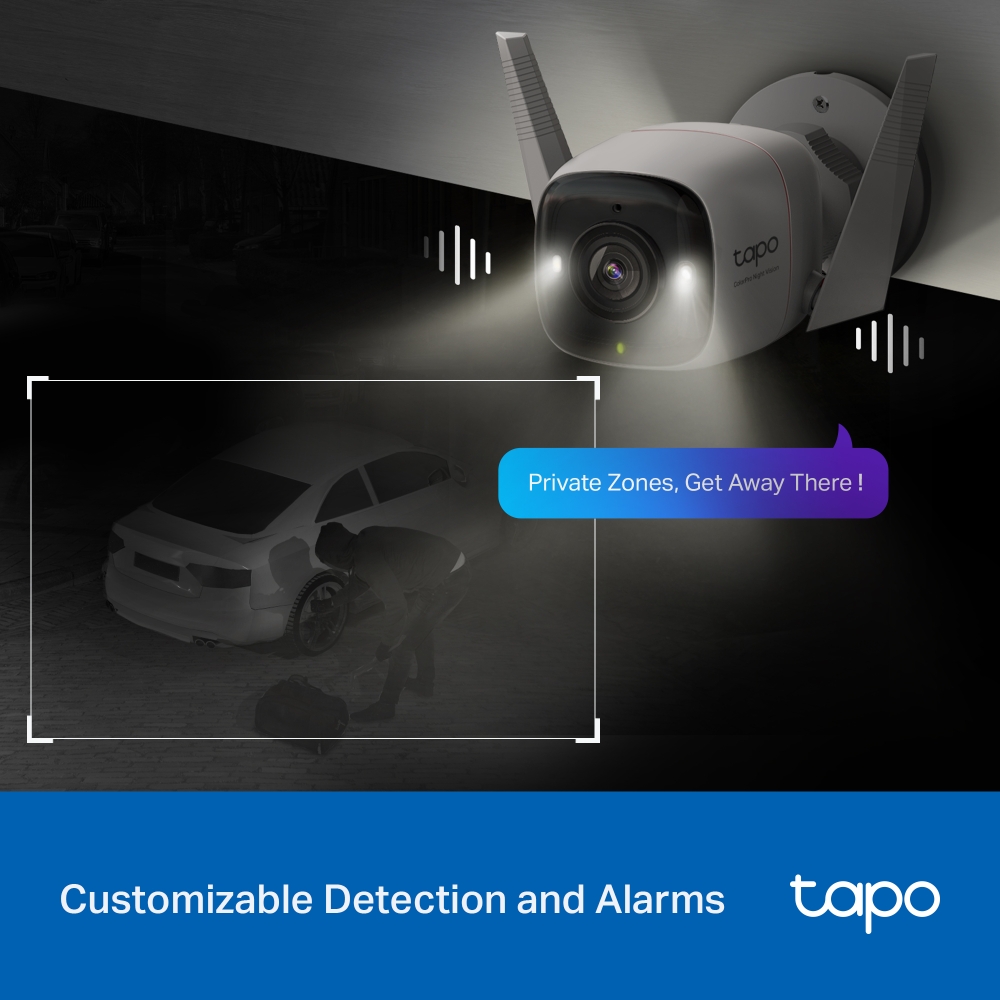 Cámara Seguridad Exterior Wi-fi Tapo C212 4mp Visión Noche