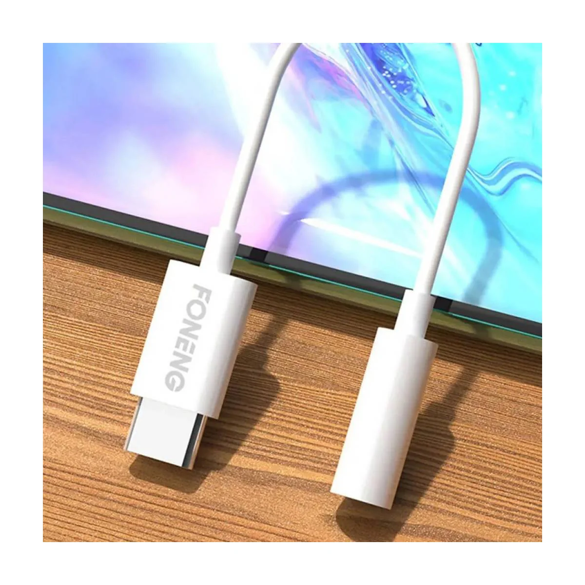 Cable Adaptador de Audio Tipo C a 3.5 mm Hembra