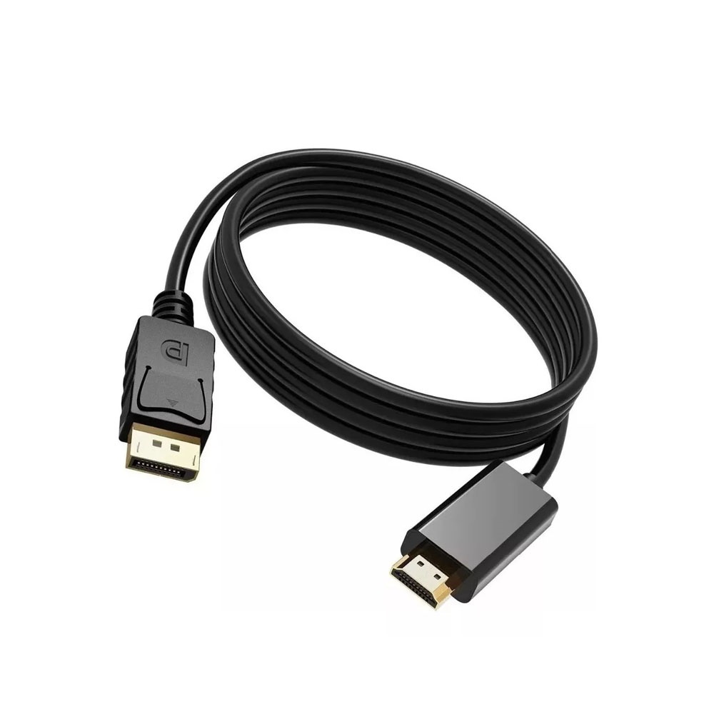 Cable Display Port 1.4 Resolución de Vídeo 4K Negro 1.8 m