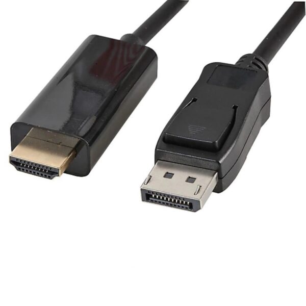 Cable Display Port 1.4 Resolución de Vídeo 4K Negro 1.8 m