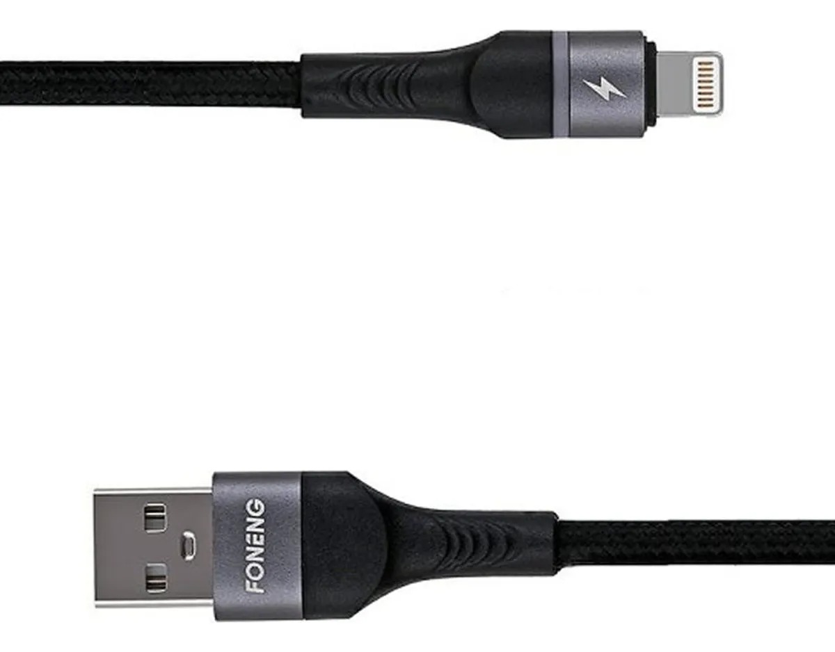 Cable Usb Rgb Foneng X79 Para Iphone - 1 Metro Carga Rapida