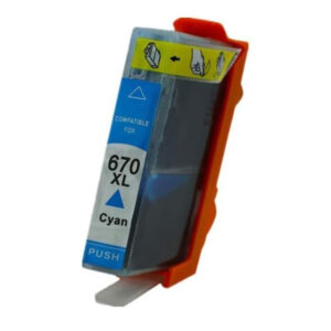 Cartucho Compatible Para Hp 670xl Desk-jet 3525 4615 Cyan