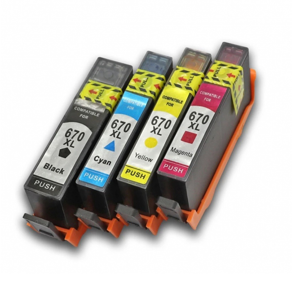 Cartucho Compatible Para Hp 670xl Desk-jet 3525 4615 Cyan