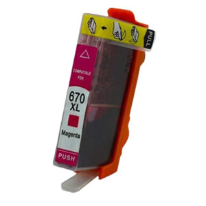 Cartucho Compatible Para Hp 670xl Desk-jet 3525 4615 Magenta