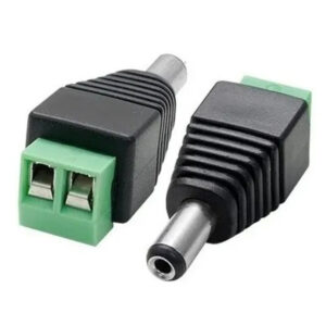 Conector Dc Macho 12v 2.1mm Cctv