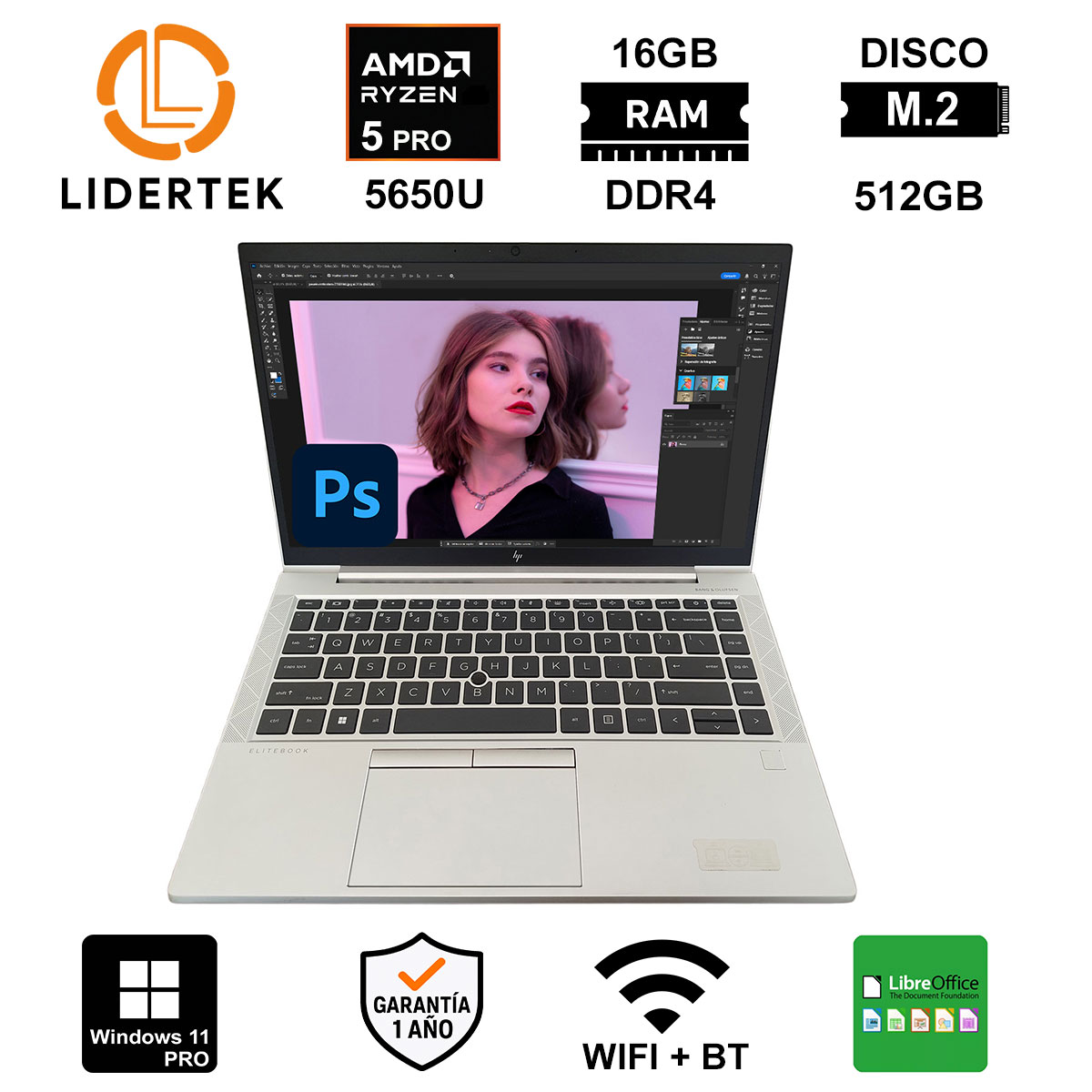 Copia - BOM - NOTEBOOK RYZEN 5 PRO 5650U - 16GB / 512GB M2 - 14" - HP 845 G8