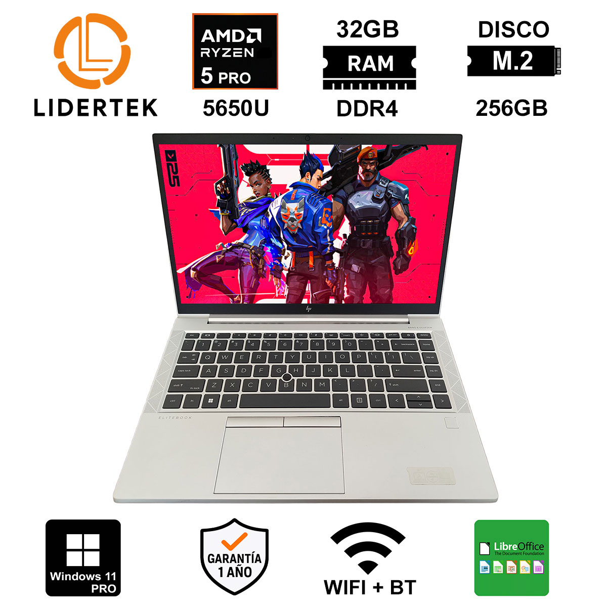 Copia - BOM - NOTEBOOK RYZEN 5 PRO 5650U - 16GB / 512GB M2 - 14" - HP 845 G8