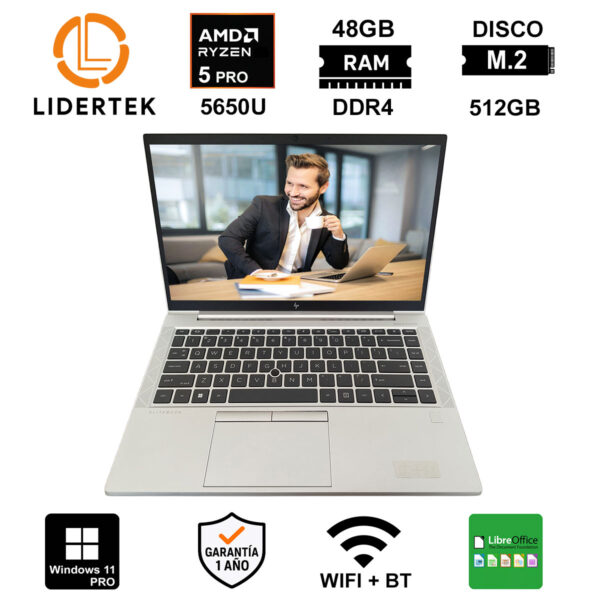Copia - BOM - NOTEBOOK RYZEN 5 PRO 5650U - 32GB / 512GB M2 - 14" - HP 845 G8