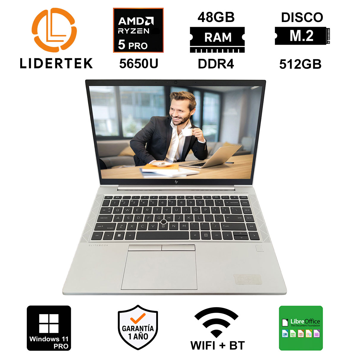 Copia - BOM - NOTEBOOK RYZEN 5 PRO 5650U - 32GB / 512GB M2 - 14" - HP 845 G8