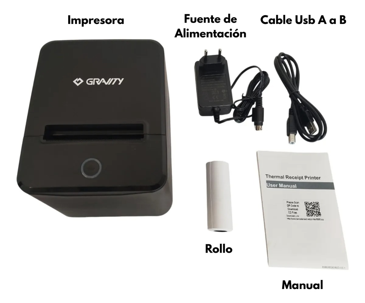 Copia - BOM - PC Completa + Impresora Térmica - DESKTOP AMD A6-8570 - 8GB DDR4 / 256GB SSD - HP 705 G3