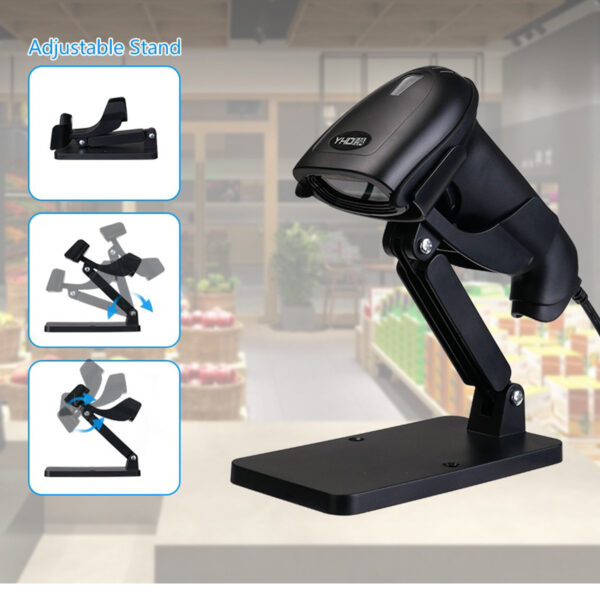 Lector Codigo Barras Scaner Inalambrico Wifi + Soporte