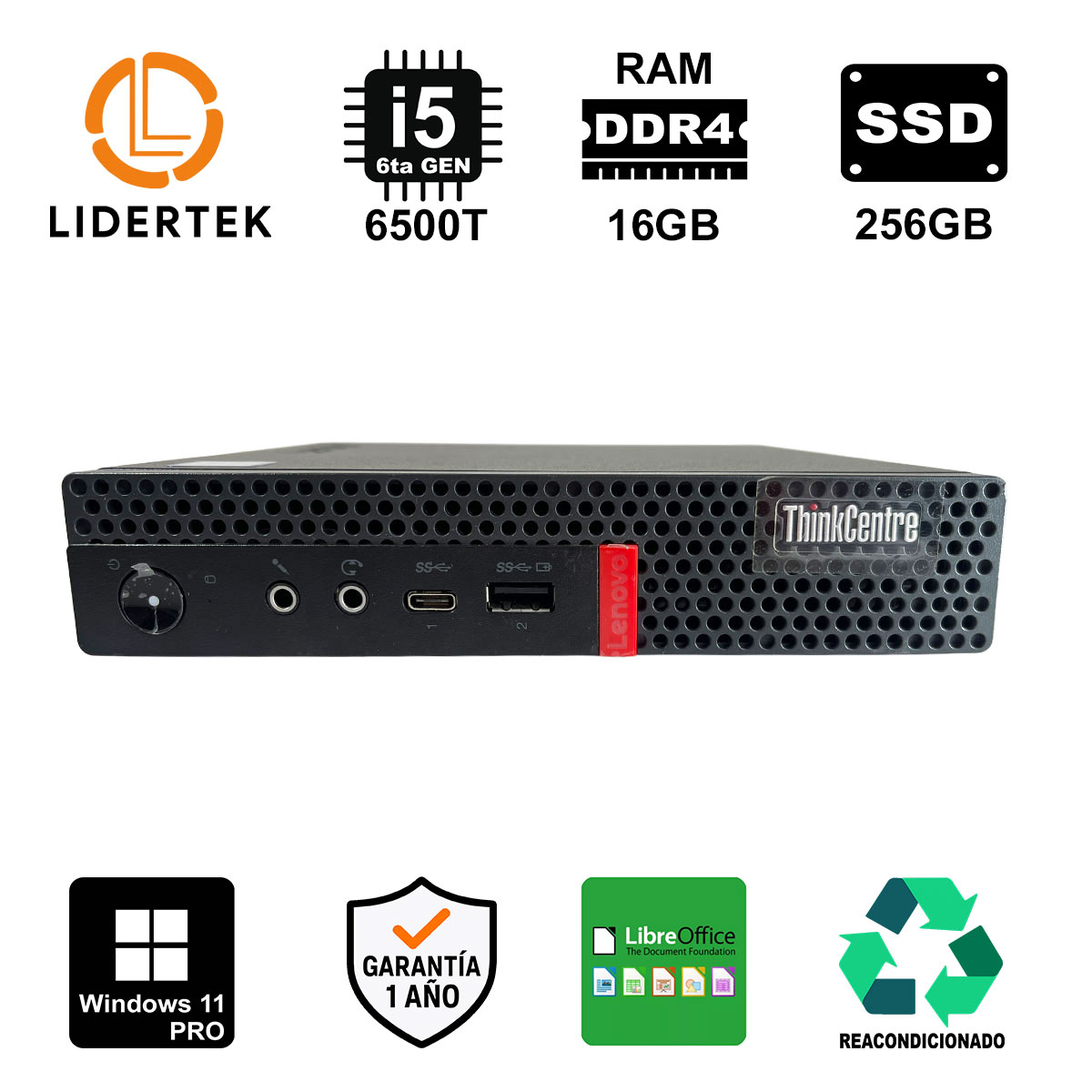 Mini Pc Hp i5 16gb Ram Ssd 256gb Win 11 Pro Multimonitor
