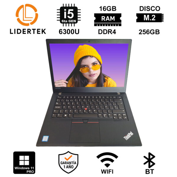 Notebook Lenovo Thinkpad i5 16gb Ram 256gb Nvme Win 11 Pro