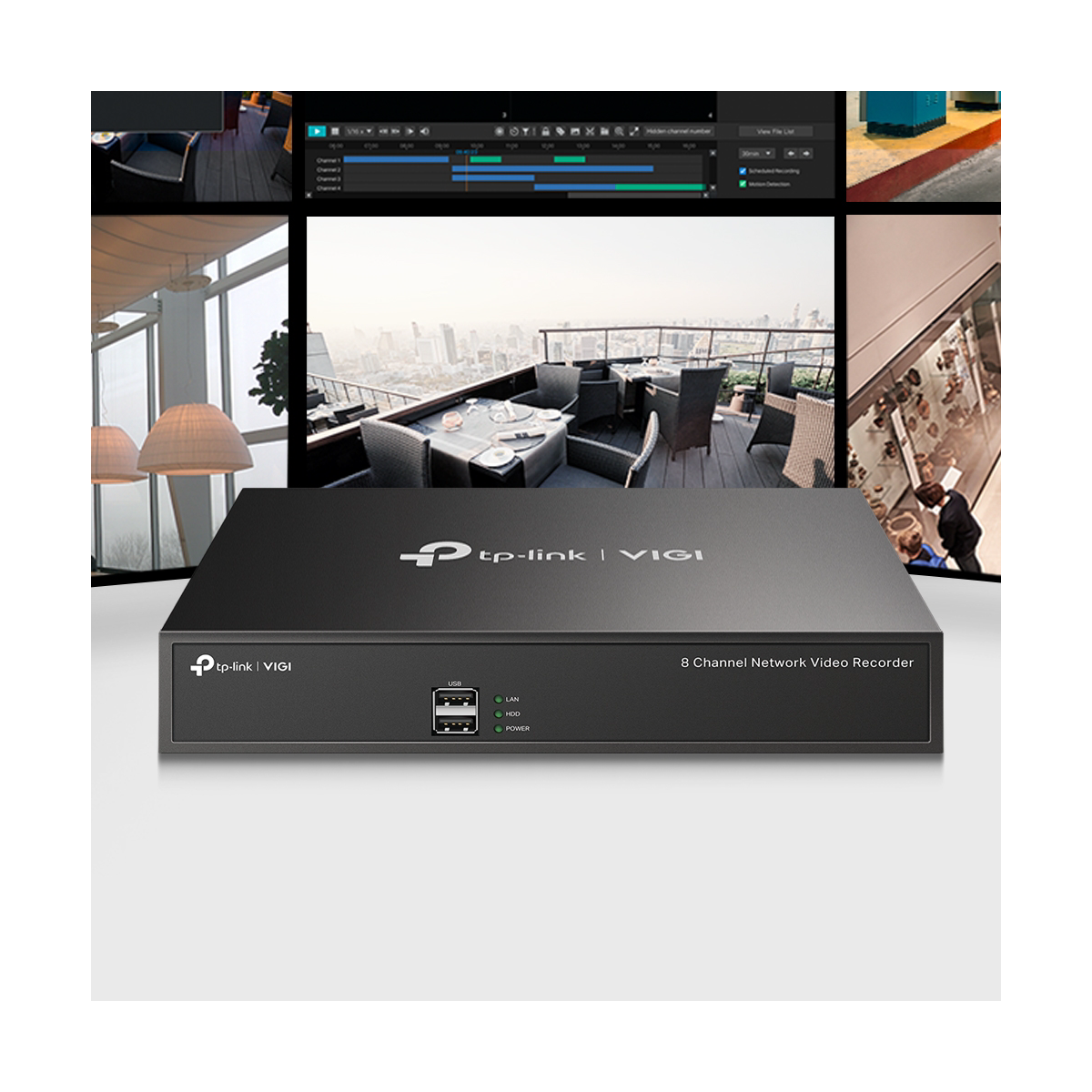 Nvr Tp-Link Vigi Nvr1008H Sistema Vigilancia 8 Canales Hd
