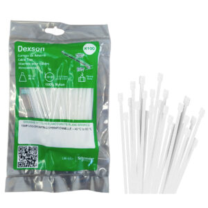 PRECINTOS 100X2.7MM - 100 UNIDADES BLANCO