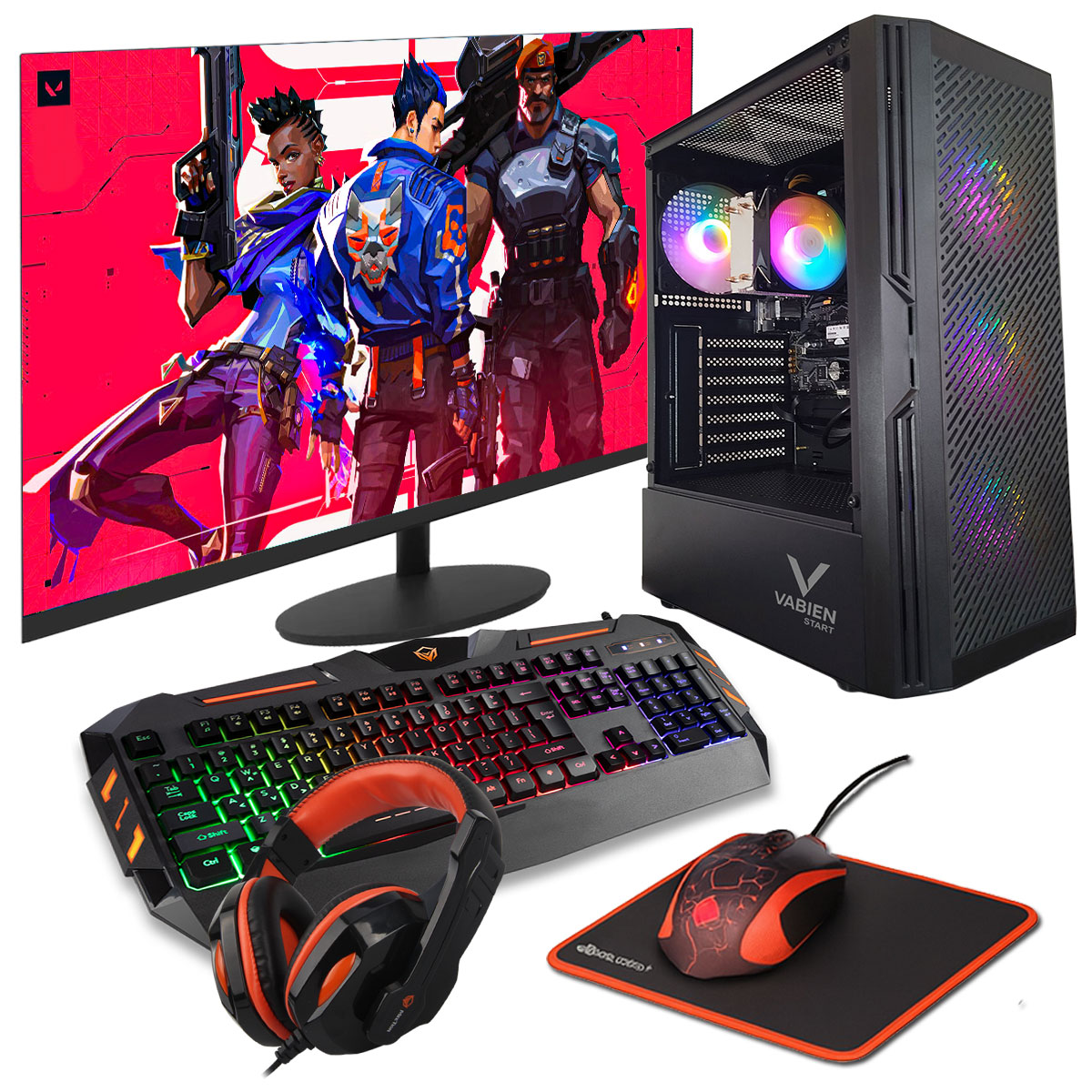 Pc Gamer Ryzen 5 | Trabajo, Diversión Sin Corte | 16gb + 512gb
