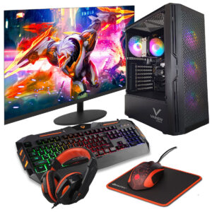 Pc Torre Computadora Gamer Amd - 16gb Ram + Combo + Monitor