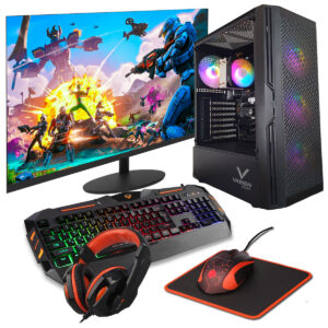 Pc Torre Gamer Amd Ryzen 5 16gb Ram Ssd 960 + Combo-Monitor