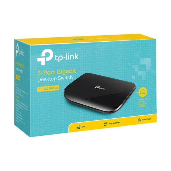 Switch Tp-link Tl-sg1005d 5 Puertos Gigabit - Lidertek
