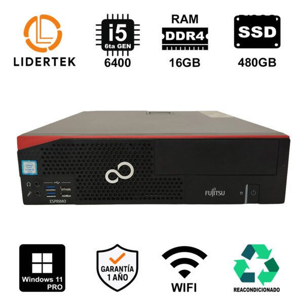 Torre Pc Completa i5 - 12gb Ram - 480gb Ssd + Monitor + Wifi