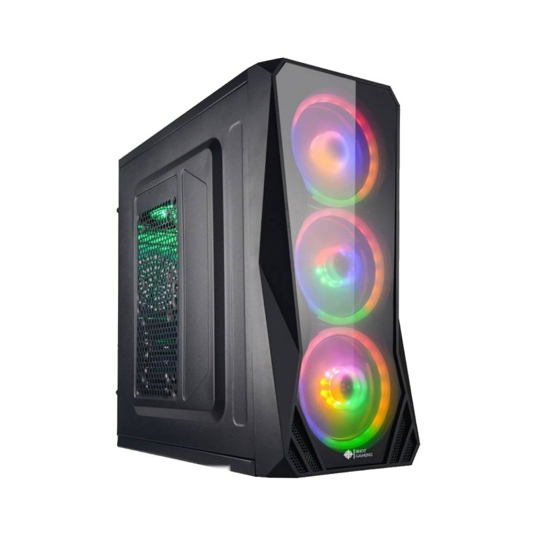 Gabinete Gamer Pc Atx Shot Gaming 3148 + 3 Fanes Elegi Color